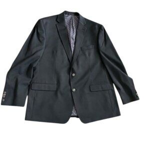 CHAPS Black Sport Coat Blazer Suit Jacket XL 46 Long